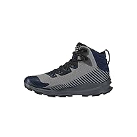THE NORTH FACE Men's VECTIV Fastpack Mid FUTURELIGHT Hiking Shoe, Meld Grey/Summit Navy, 12