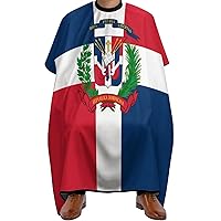 Dominican Republic Flag Hair Cutting Cape for Adult Professional Barber Cape Waterproof Haircut Apron Hairdressing Accessories