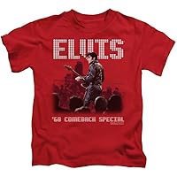Elvis Presley Boys T-Shirt 68 Comeback Special Red Tee