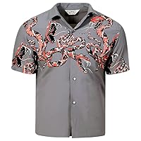 Rattle Snake Grey Hawaiian Shirt