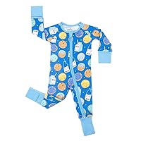 Zipper Pajamas for Baby Boys & Baby Girls, Toddler Pajamas, Snug Fit, 2-Way Zipper, Viscose from Bamboo