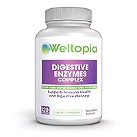 Digestive Enzymes Complex - Digest Enzyme Matrix with 18 Enzymes for Digestive Health, Bloating, Indigestion, Gas. Supports General Immunity and Digestive Wellness