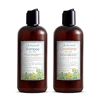 Gray Hair Shampoo and Gray Hair Conditioner | Just Natural Hair Care | Natural Shampoo | Natural Conditioner | Gray Hair Kit | Gray Hair Bundle | Just Nutritive | Each Product 16 oz.