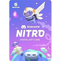 Discord Nitro 6-Month Subscription Gift Card [Digital Code]