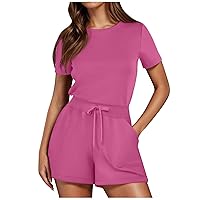 Summer Rompers Juniors Solid Jumpsuit With 4 Pockets Bell Jumpsuit for Women