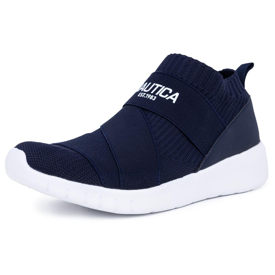 Nautica Women's Slip-On Sneakers - Comfortable Running Shoes, Stylish &  Easy to Wear - Perfect for Everyday Wear