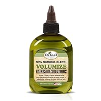Difeel 99% Natural Hair Care Solutions Volumize Hair Oil 7.1 oz. (PACK OF 4)