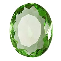 Brazilian Green Amethyst 55.00 Ct Finest Oval Cut Green Amethyst Loose Gemstone