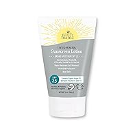 Earth Mama Tinted Mineral Sunscreen Lotion SPF 25, Contains Organic Argan and Red Raspberry Seed Oil, 3-Ounces