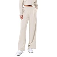 ODODOS Modal Soft Wide Leg Pants for Women High Waist Casual Relaxed Pants with Pockets-25/27