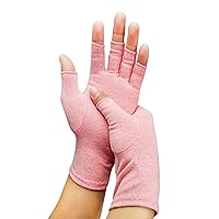 Anti-Arthritis Gloves, Compression Gloves Carpal Tunnel Fingerless For Arthritis Pain Relief, Deep Grey