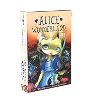 Alice The Wonderland Oracle Cards Deck Mysterious Guidance Divination Fate Tarot Cards Board Game f or Family Kids Game Can Available Online PDF Guidebook