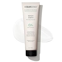 MDSolarSciences Wash Away One Step Foaming Cleanser Removes Impurities, Makeup & Sunscreen, Dermatologist Developed Vegan Formula with Hyaluronic Acid, Pineapple Extract, Aloe & Vitamin B5