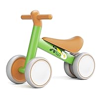 XJD Baby Balance Bikes Bicycle Baby Toys for 1 Year Old Boy Girl 10 Month -36 Months Toddler Bike Infant No Pedal 4 Wheels First Bike or Birthday Gift Children Walker (Green)