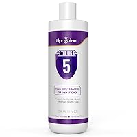 Big 5 Hair Stimulating Shampoo for Hair Thinning & Breakage, for All Hair Types, Men and Women, Infused With Biotin, Caffeine, Argan Oil, Castor oil and Saw Palmetto (Purple)