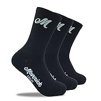 Bike PRO Compression Cycling Socks 1/2/3 Pairs, Crew Hiking Running Athletic Socks