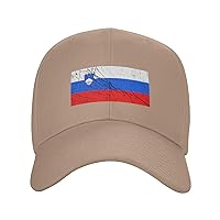 Flag of Slovenia Texture Effect Baseball Cap for Men Women Dad Hat Classic Adjustable Golf Hats