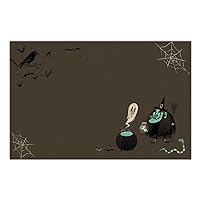 DB Party Studio Halloween Paper Place Mats 25 Pack Witches Brew Disposable Indoor Outdoor Easy Cleanup Placemat Table Settings Home School Children Adult Costume Parties 17