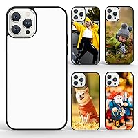 5 PCS Phone Case for iPhone 15 Pro Max Sublimation Case with Soft Rubber + Aluminum Blank Printable DIY Phone Cases for iPhone 15 Pro Max Anti-Slip Protective Cover
