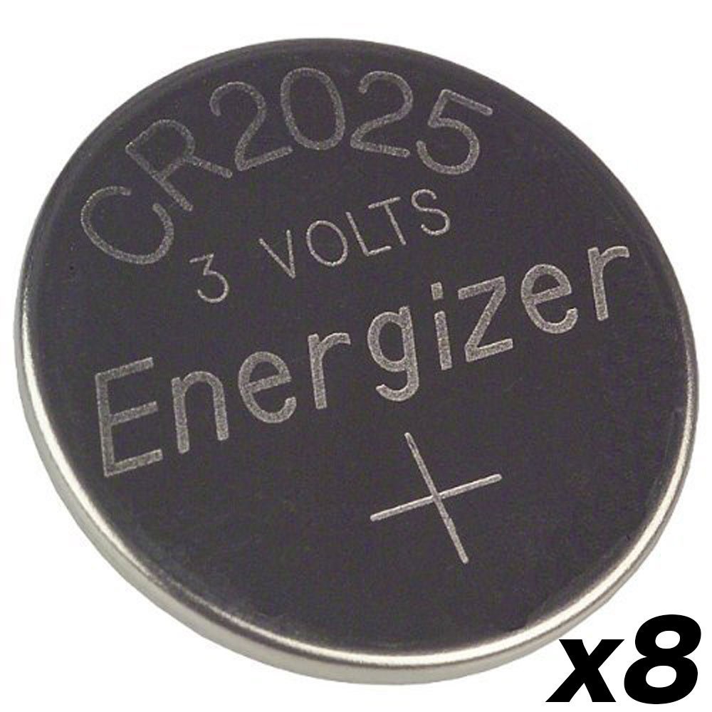 Cr2025 Battery (8 pcs) -Energizer 3v Lithium Coin Cell Battery Dl2025 Ecr2025 CR 2025