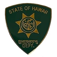 Trade Winds Lot of 3 State of Hawaii Sheriff's Dept. Patch Hat Cap Lapel Pin POP-011