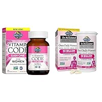 Multivitamin for Women, Vitamin Code Raw One for Women, Once Daily & Dr. Formulated Women's Probiotics Once Daily, 16 Strains, 50 Billion, 30 Count (Pack of 1)