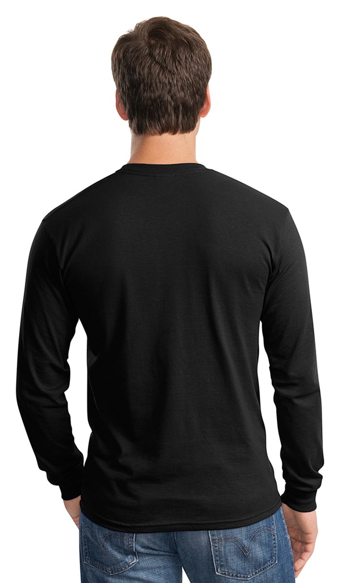Heavy Cotton 100% Cotton Long Sleeve Tshirt (5400) Ash Grey, M