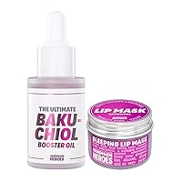 2% Bakuchiol Booster Oil And Bakuchiol Lip Mask Bundle