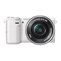 SONY DigitalCamera NEX-5T PowerZoom LensKit(White) NEX-5T NEX-5TL-W - International Version (No Warranty)