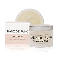 Hanz de Fuko Heavymade – Premium Men’s Hair Styling Pomade – Extreme Hold, High Shine – Vegan, Certified Organic Ingredients, 2 oz.