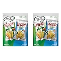 Sensible Portions Veggie Straws Multi-Pack, Sea Salt and Zesty Ranch Flavor, Gluten-Free Chips, Individual Snacks, 0.75 Ounce Bag, (Pack of 20)