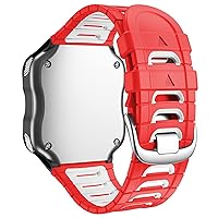 Silicone Watchband Strap for Garmin Forerunner 920XT Strap Running Swim Cycle Training Sport Watch Band (Color : Red)