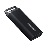 SAMSUNG T5 EVO Portable SSD 4TB, USB 3.2 Gen 1 External Solid State Drive, Seq. Read Speeds Up to 460MB/s for Gaming and Content Creation, MU-PH4T0S/AM, Black