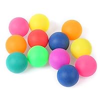 12-Pack 40mm Ping Pong Balls, Plastic, Assorted Colors, Recreation Ball, for Table Tennis, DIY Games, Arts & Craft, Party Decoration