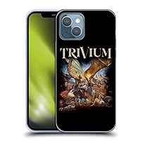 Head Case Designs Officially Licensed Trivium in The Court of The Dragon Graphics Soft Gel Case Compatible with Apple iPhone 13