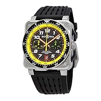 Bell and Ross Carbon Fibre Chronograph Dial Men's Limited Edition Watch BR0394-RS19/SRB