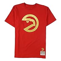 Mitchell & Ness Mens Midas Foil Tee Graphic T-Shirt, Red, X-Large