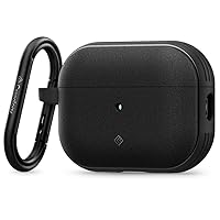 Caseology Vault Compatible with Airpods Pro 2 Case [Keychain Carabiner Included] Designed for Airpods Pro 2nd Generation (2022)(2023) - Matte Black