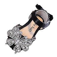 Fashion Spring and Summer Girls Shoes Dress Performance Dance Shoes Rhinestone Sequins Cartoon High Heel Shoes for Girls