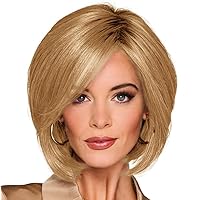 Glamorize Always Mid-Length Bob Wig With Face Framing Features by Hairuwear, Average Cap, GF14-22SS Wheat