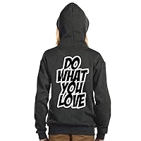 Do What You Love Kids' Full-Zip Hoodie - Inspirational Hooded Sweatshirt - Quotes Printed Kids' Hoodie
