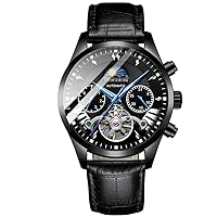 KISOARTWQ Wristwatch, Men's, Watches, Orient, Wristwatch, Seiko Watch, Men's, Men's Watch, Mechanical Luxury Automatic Self-Winding Automatic Watch, Men's Dress Watch(Color:D,Size:)