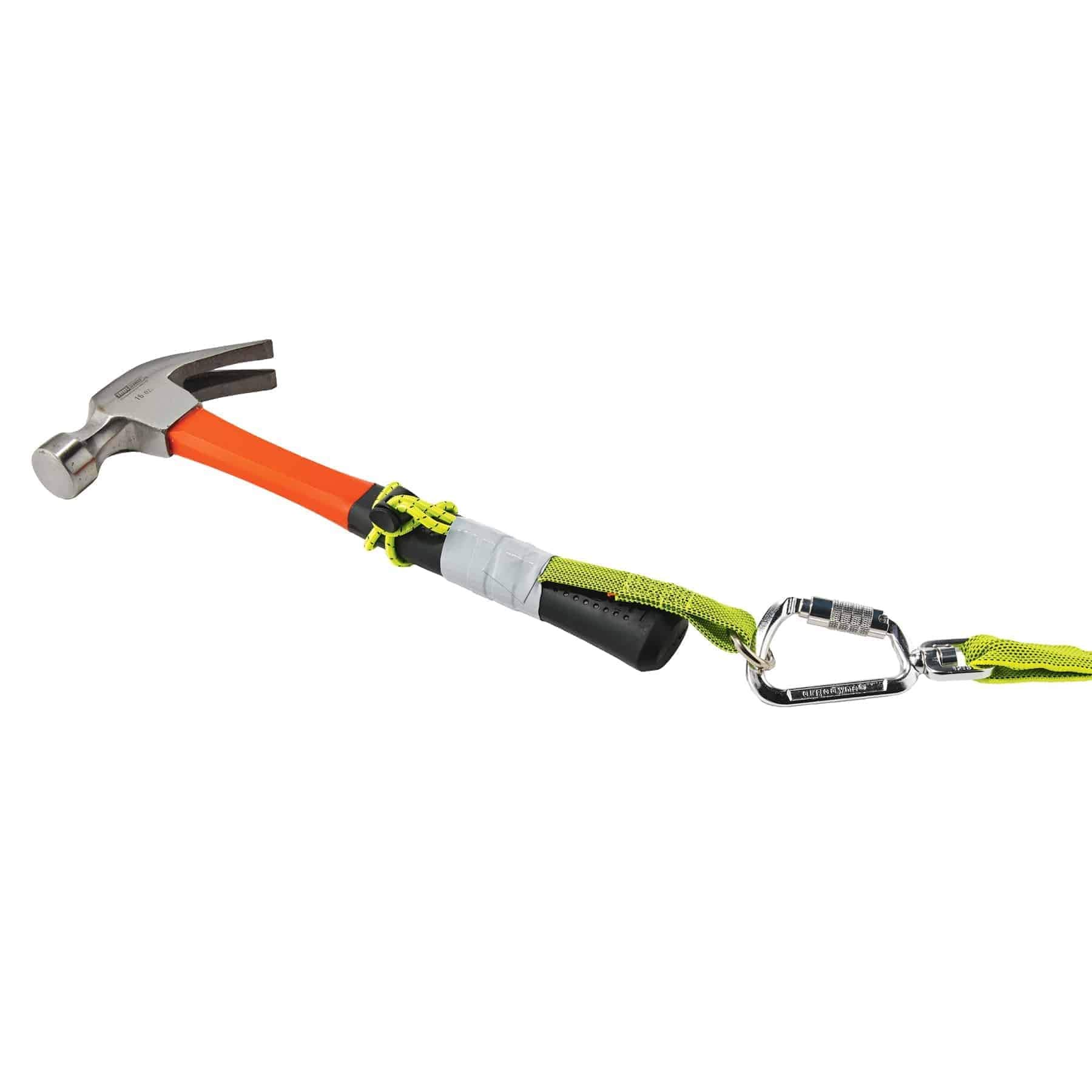 Ergodyne Squids 3703 Tool Tail Attachment with Loop End, Standard Length, 15 Pounds,Lime