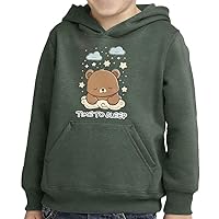 Bear Art Toddler Pullover Hoodie - Animal Art Sponge Fleece Hoodie - Bear Hoodie for Kids