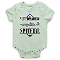 Unisex-Babys' Spitfire Supermarine MK III Baby Grow