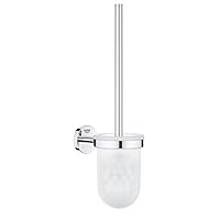 Grohe 40463001 BauCosmopolitan Toilet Brush Set, Starlight Chrome