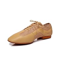 Men's Ballroom Dance Shoes for Latin Salsa Waltz Tango with Standard Block Low Heel