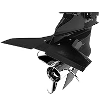 STINGRAY HYDROFOILS - Classic Senior 2 Hydrofoils for 40-300 hp (Black) - Stabilizer Fins for Outboard/Outdrive Motors - Made in The USA