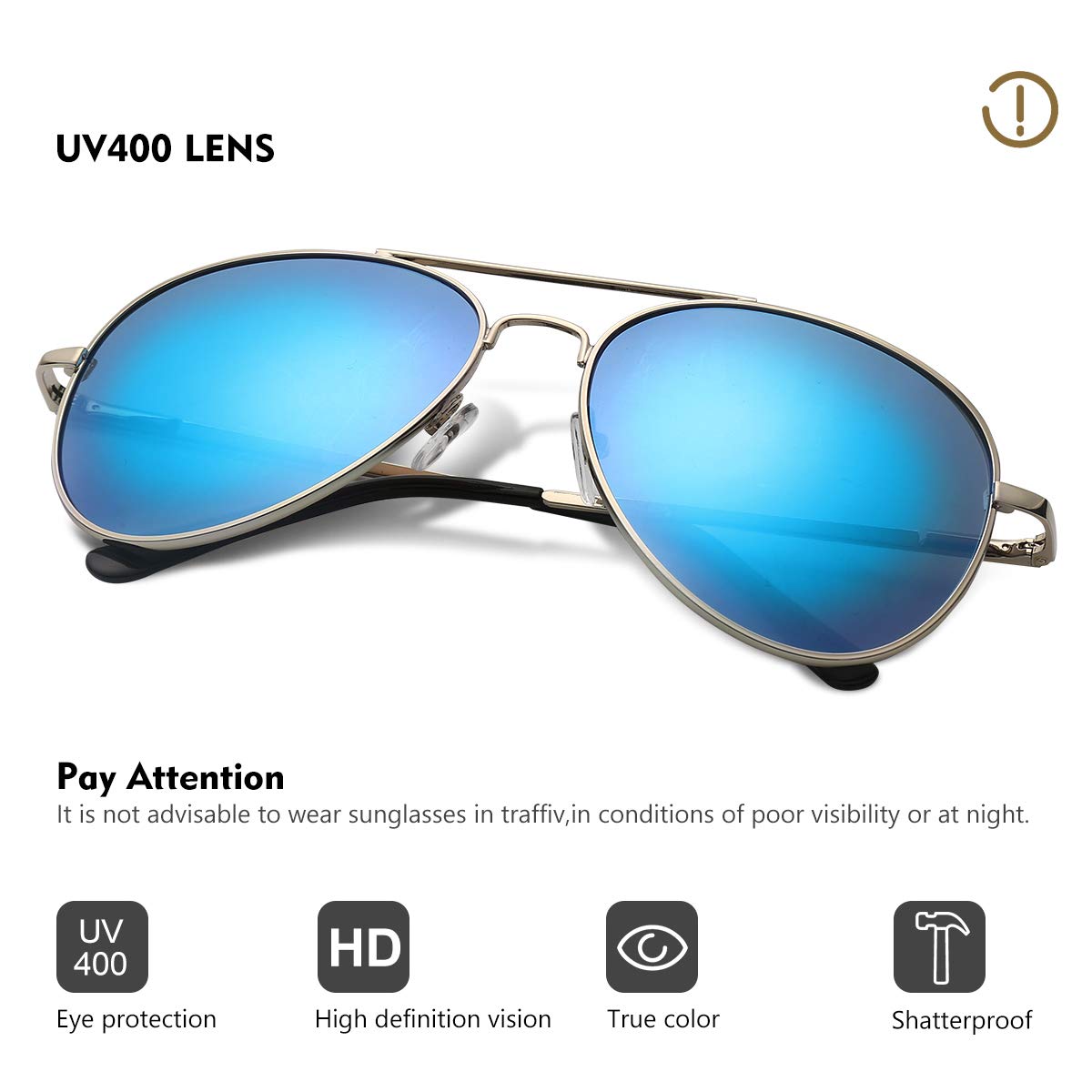Duduma Premium Classic Sunglasses Mirrored Lens Sunglasses for Men Women Sun glass shades UV400 Protection