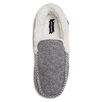 Lucky Brand Mens Faux Wool A-Line Slippers with Memory Foam